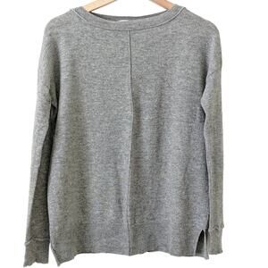 Autumn Cashmere Gray 100% Cashmere Sweater XS